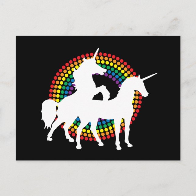 UNICORN LOVE POSTCARD (Front)