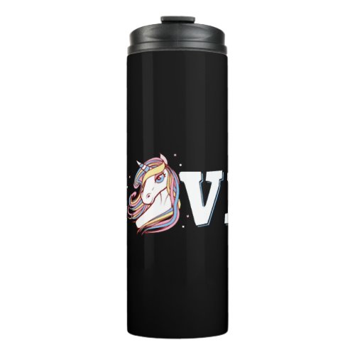 Unicorn love      thermal tumbler