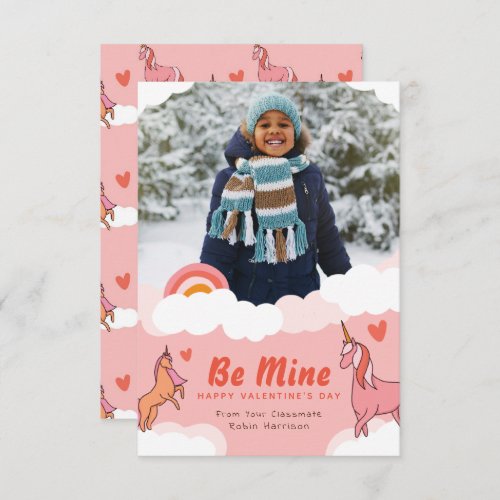 Unicorn Love Valentines Day Card