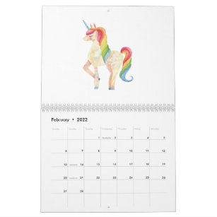 Unicorn lover calendar