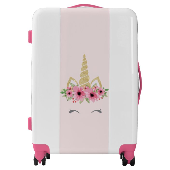 unicorn luggage bag