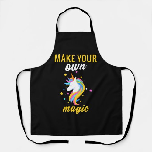 unicorn magic apron