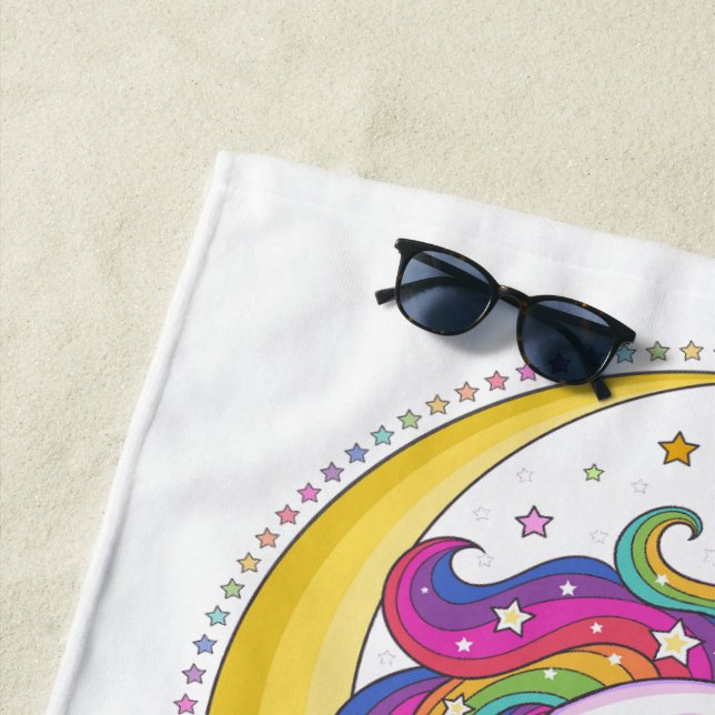 Unicorn Magic Beach Towel (In Situ)
