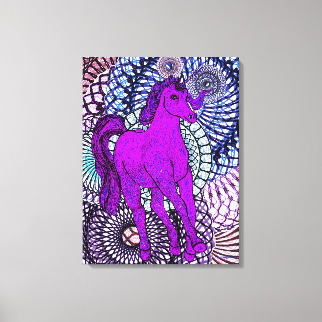 Unicorn Magic Canvas Print (Front)