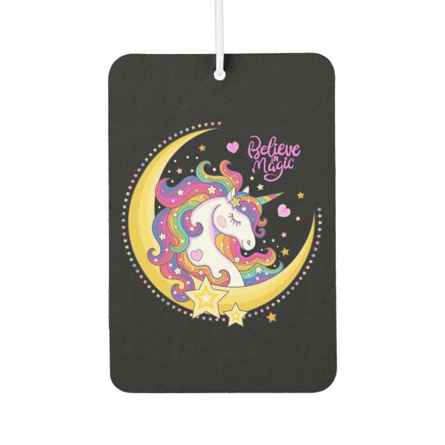 Unicorn Magic Car Freshener (Front)