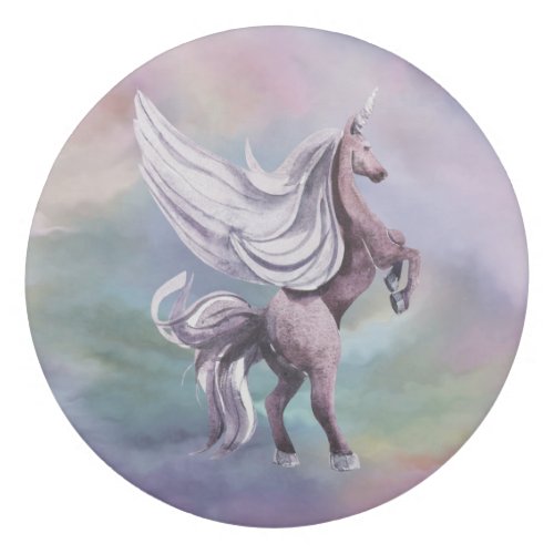 Unicorn Magic  Colorful Pastel Fantasy Watercolor Eraser