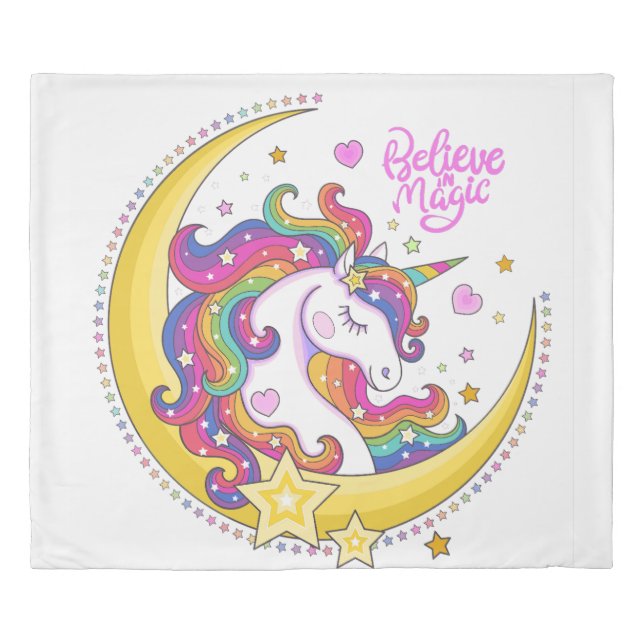 Unicorn Magic Duvet Cover (Front)
