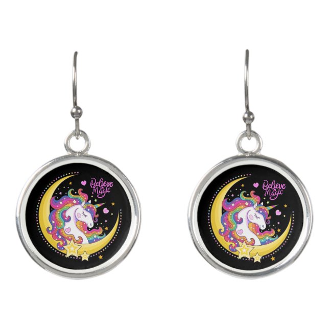 Unicorn Magic Earrings (Front)