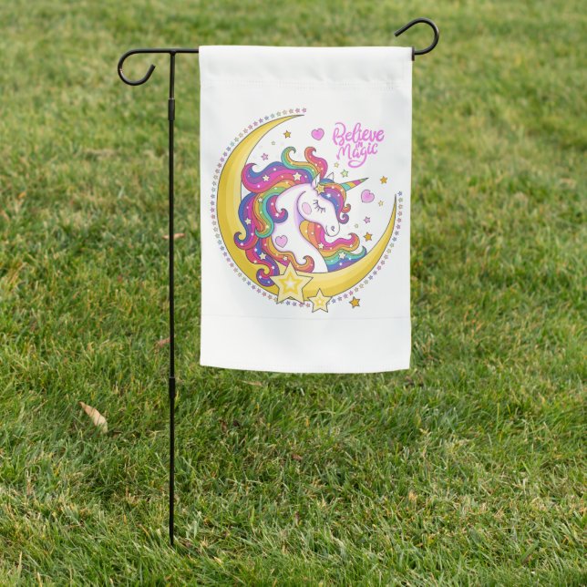 Unicorn Magic Garden Flag (In SItu)