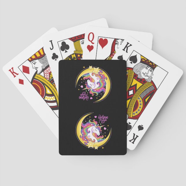 Unicorn Magic Playing Cards (Back)