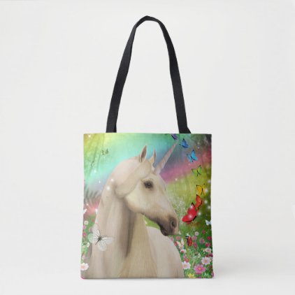 Unicorn Magic Rainbow Tote Bag