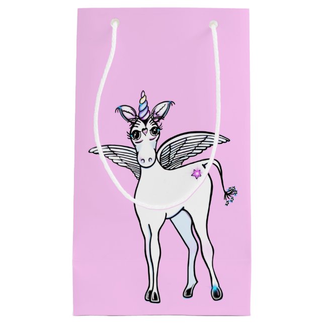 Unicorn magic small gift bag (Front)