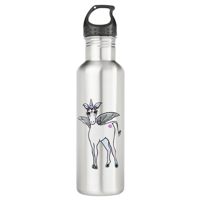 Unicorn Magic Stainless Steel Water Bottle (Front)