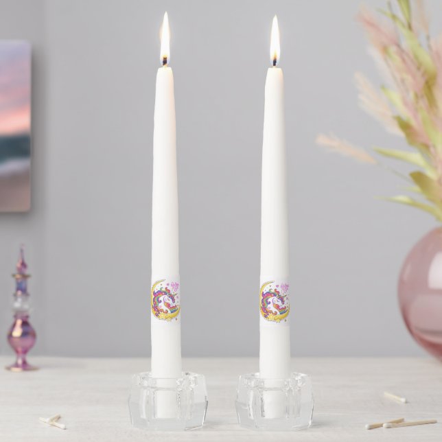 Unicorn Magic Taper Candles (In Situ)