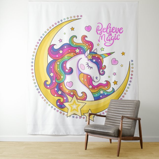 Unicorn Magic Tapestry (In Situ)