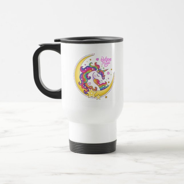 Unicorn Magic Travel Mug (Left)