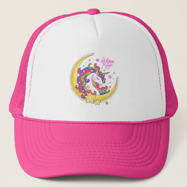 Unicorn Magic Trucker Hat (Front)