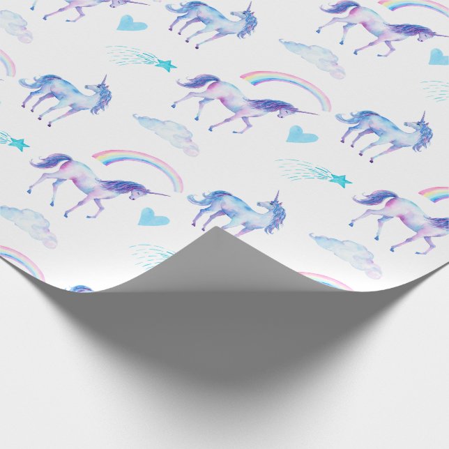 Unicorn Magic Wrapping Paper (Corner)
