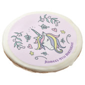 Unicorn Magical Birthday Sugar Cookie (Angled)