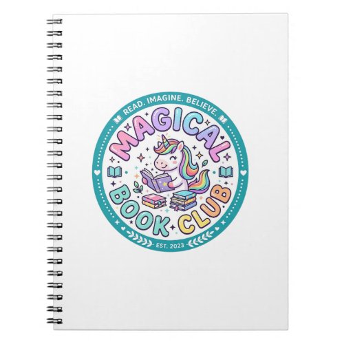 Unicorn Magical Book Club Funny Shirt Graphic_1