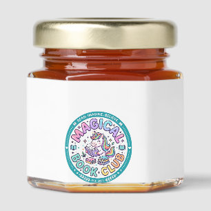 Unicorn Magical Book Club Funny Shirt Graphic_1 Honey Jar Favors