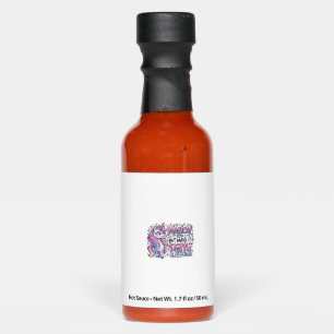 Unicorn Magical but Make It Petty Gift Idea Typogr Hot Sauces