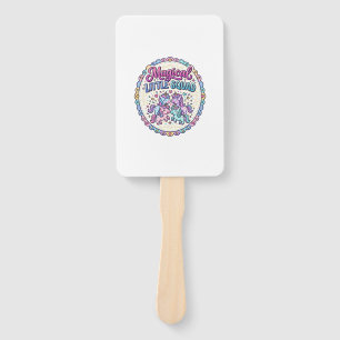 Unicorn Magical Little Squad POD Ready Apparel Gra Hand Fan