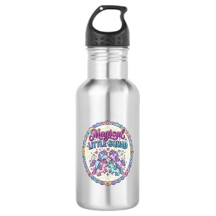 Unicorn Magical Little Squad POD Ready Apparel Gra Stainless Steel Water Bottle