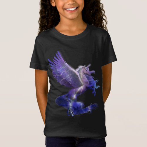 Unicorn Magical Mystical Purple Unicorn Pegasus Gi T_Shirt