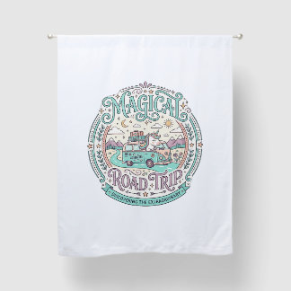 Unicorn Magical Road Trip Original Graphic Tee Des Blackout Curtains