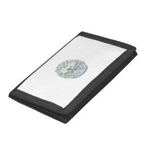 Unicorn Magical Road Trip Original Graphic Tee Des Trifold Wallet