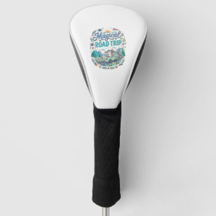 Unicorn Magical Road Trip Print Ready POD Artwork_ Golf Head Cover
