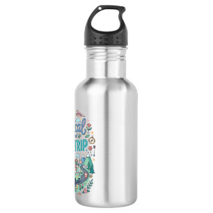 Unicorn Magical Road Trip Print Ready POD Artwork_ Stainless Steel Water Bottle