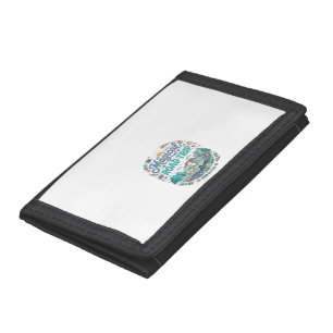 Unicorn Magical Road Trip Print Ready POD Artwork_ Trifold Wallet