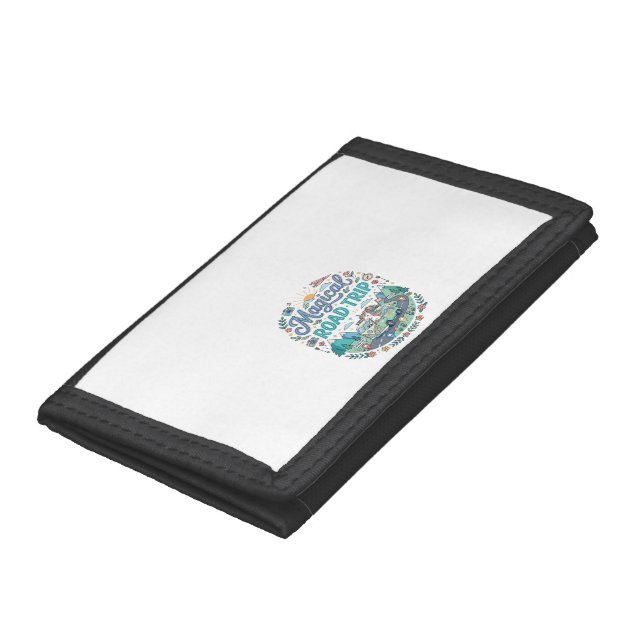 Unicorn Magical Road Trip Print Ready POD Artwork_ Trifold Wallet (Bottom)