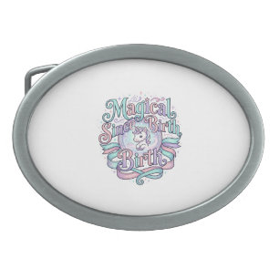 Unicorn Magical Since Birth Original Graphic Tee D Belt Buckle