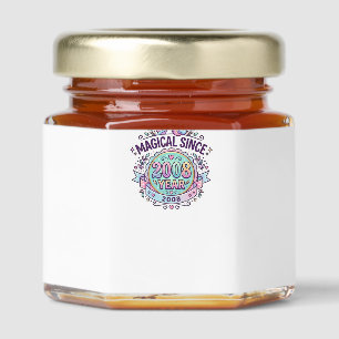 Unicorn Magical Since Year Graphic Design Zazzle D Honey Jar Favors