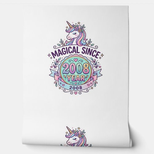 Unicorn Magical Since Year Graphic Design Zazzle D Wallpaper