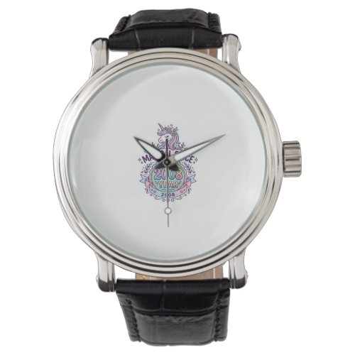 Unicorn Magical Since Year Graphic Design Zazzle D Watch