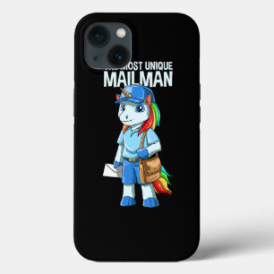 Unicorn Mailman Delivering Magic Funny Postal Work iPhone 13 Case