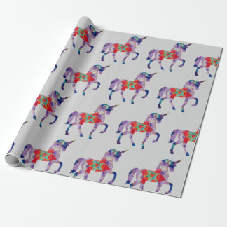 Unicorn Mandala Art Wrapping Paper