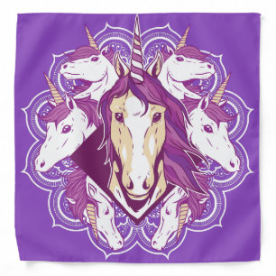 Unicorn Mandala Bandana