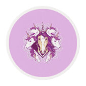 Unicorn Mandala Edible Frosting Rounds (Front)
