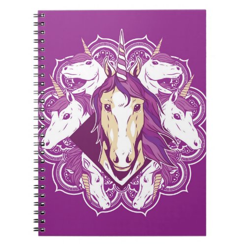 Unicorn Mandala Notebook