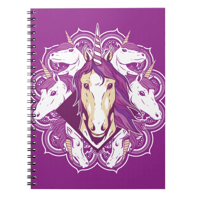 Unicorn Mandala Notebook (Front)