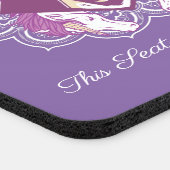 Unicorn Mandala Seat Cushion (Corner Detail)