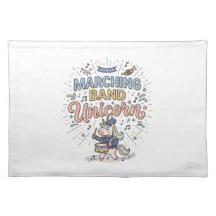 Unicorn Marching Band Unicorn Print Ready Marketpl Cloth Placemat