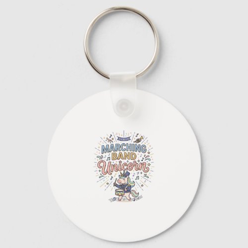 Unicorn Marching Band Unicorn Print Ready Marketpl Keychain