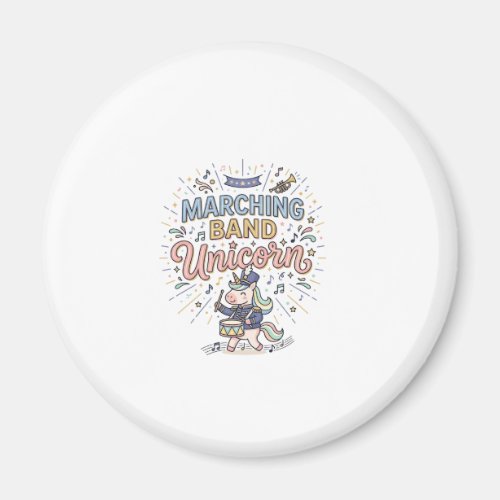 Unicorn Marching Band Unicorn Print Ready Marketpl Magnet