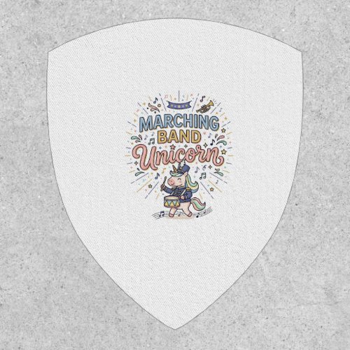 Unicorn Marching Band Unicorn Print Ready Marketpl Patch